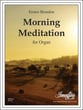 Morning Meditation Organ sheet music cover